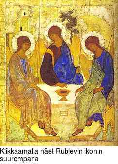 Klikkaamalla net Rublevin ikonin suurempana