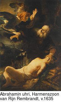 Abrahamin uhri, Harmenszoon van Rijn Rembrandt, v.1635