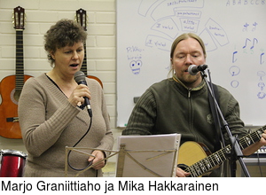 Marjo Graniittiaho ja Mika Hakkarainen