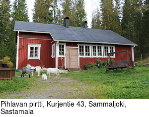 Pihlavan pirtti, Kurjentie 43, Sammaljoki, Sastamala