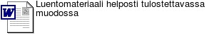 Luentomateriaali helposti tulostettavassa muodossa