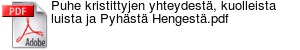 Puhe kristittyjen yhteydest, kuolleista luista ja Pyhst Hengest.pdf