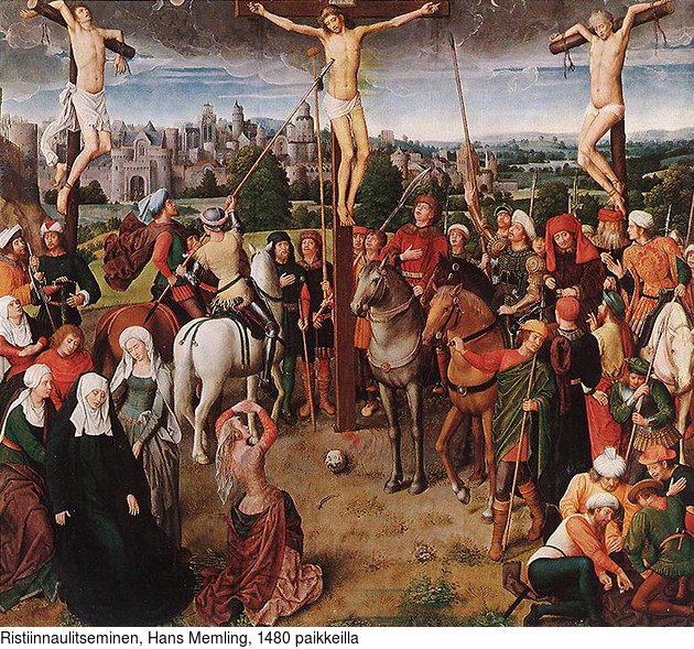 Ristiinnaulitseminen, Hans Memling, 1480 paikkeilla