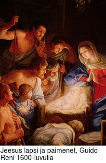 Jeesus lapsi ja paimenet, Guido Reni 1600-luvulla