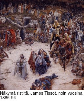 Nkym ristilt, James Tissot, noin vuosina 1886-94