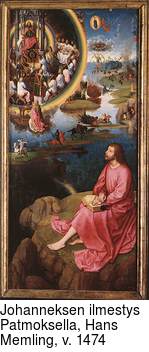 Johanneksen ilmestys Patmoksella, Hans Memling, v. 1474
