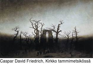 Caspar David Friedrich, Kirkko tammimetsikss