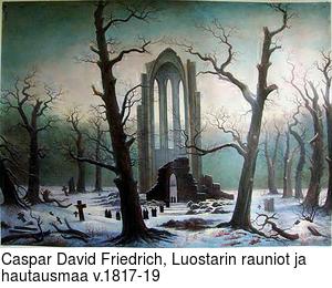 Caspar David Friedrich, Luostarin rauniot ja hautausmaa v.1817-19