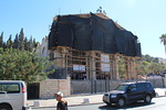 054. Kaikkien kansojen kirkko Getsemanessa oli huputettuna remontin thden...