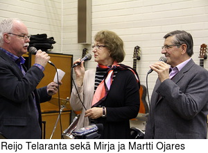 Reijo Telaranta sek� Mirja ja Martti Ojares