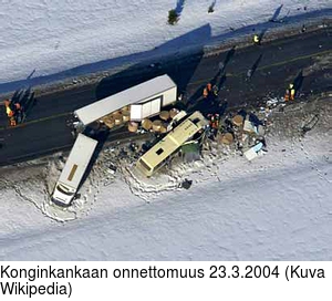 Konginkankaan onnettomuus 23.3.2004 (Kuva Wikipedia)