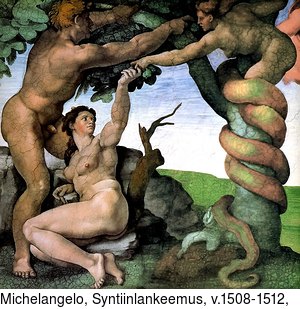 Michelangelo, Syntiinlankeemus, v.1508-1512,